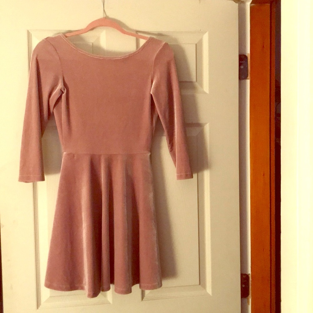 Velvet dress by American apparrel